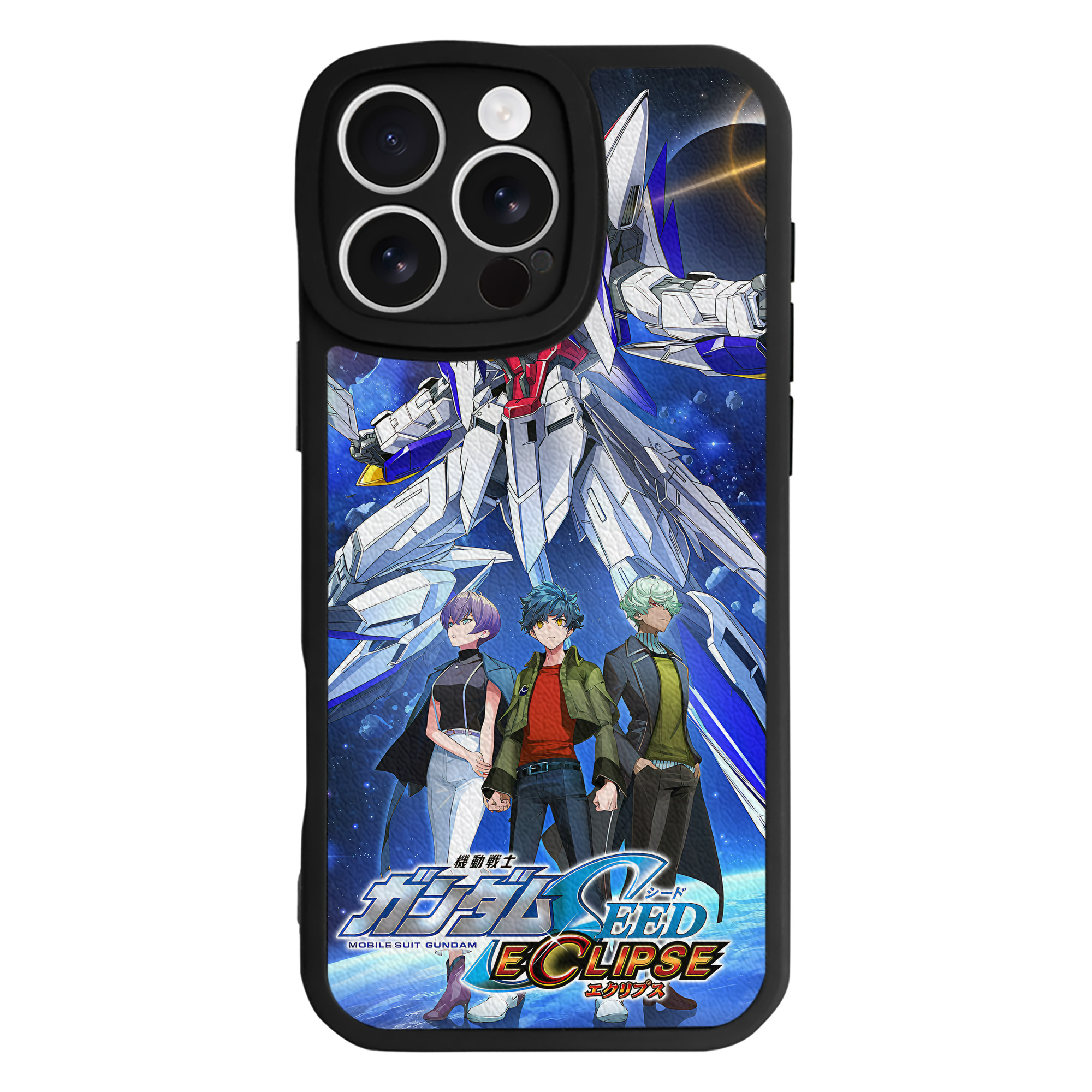 （画像用） 機動戦士ガンダム Mobile Suit Gundam 【iPhone 16シリーズ対応】シリコンスマホケース（レザー調） 材質：シリコン